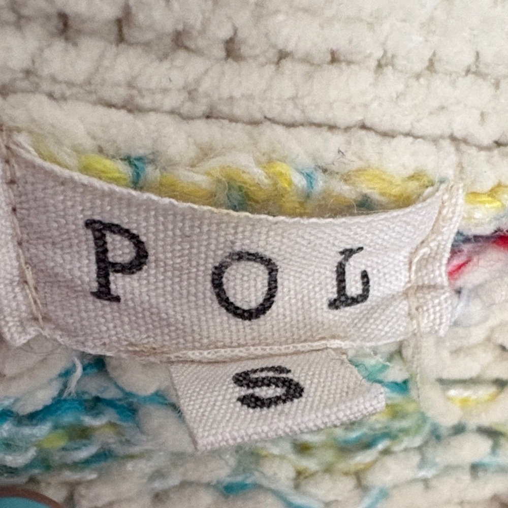 POL Cream Multicolor Button Cardigan - Picture 3 of 9